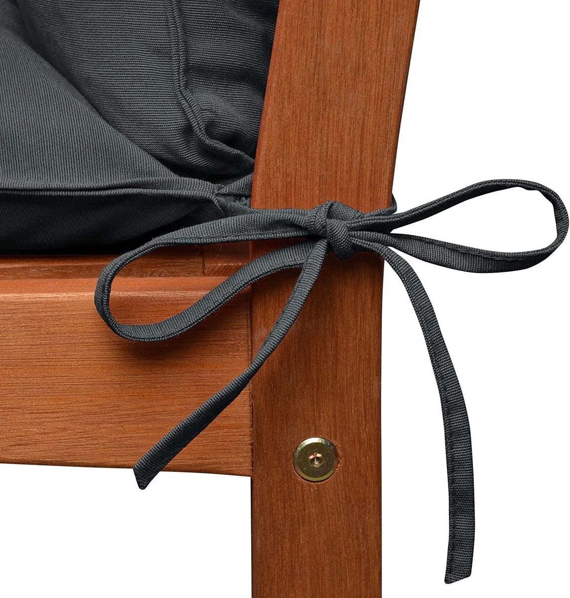 Beautissu Deckchair Kussen 200x50x8 Cm - Ligstoelkussen Antraciet - Matraskussen Voor Hangmatten En Tuin-/terrasstoelen - Flair DC - Afbeelding 6