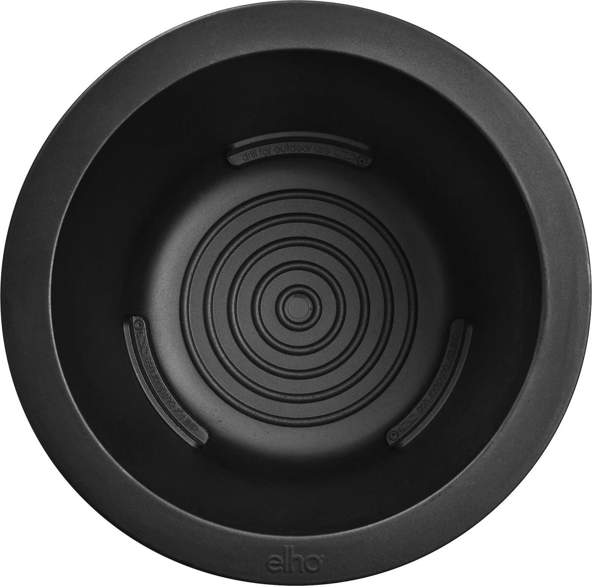 Elho Pure Coupe 41 - Bloempot Voor Binnen & Buiten - Ø 41.3 X H 57.9 Cm - Zwart/Zwart - Afbeelding 7