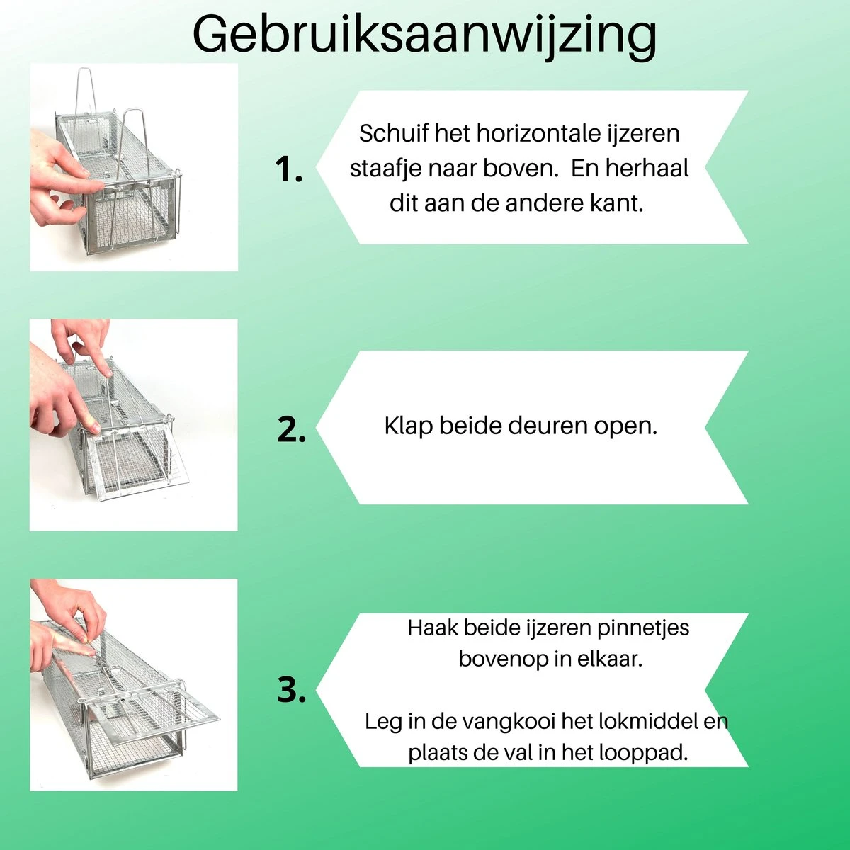 ValueStar Rattenval - Rattenval Voor Buiten - Ongediertebestrijding - Rattenvallen - Ratten - Rattenval Vangkooi - Afbeelding 4