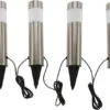 Pro Garden ProGarden Tuinlampen 4 St LED 6.3x37.5 Cm