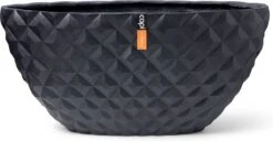 Capi Europe - Bloempot Ovaal Heraldry - 60x35 - Zwart - Bloempot Voor Binnen - BSBI841