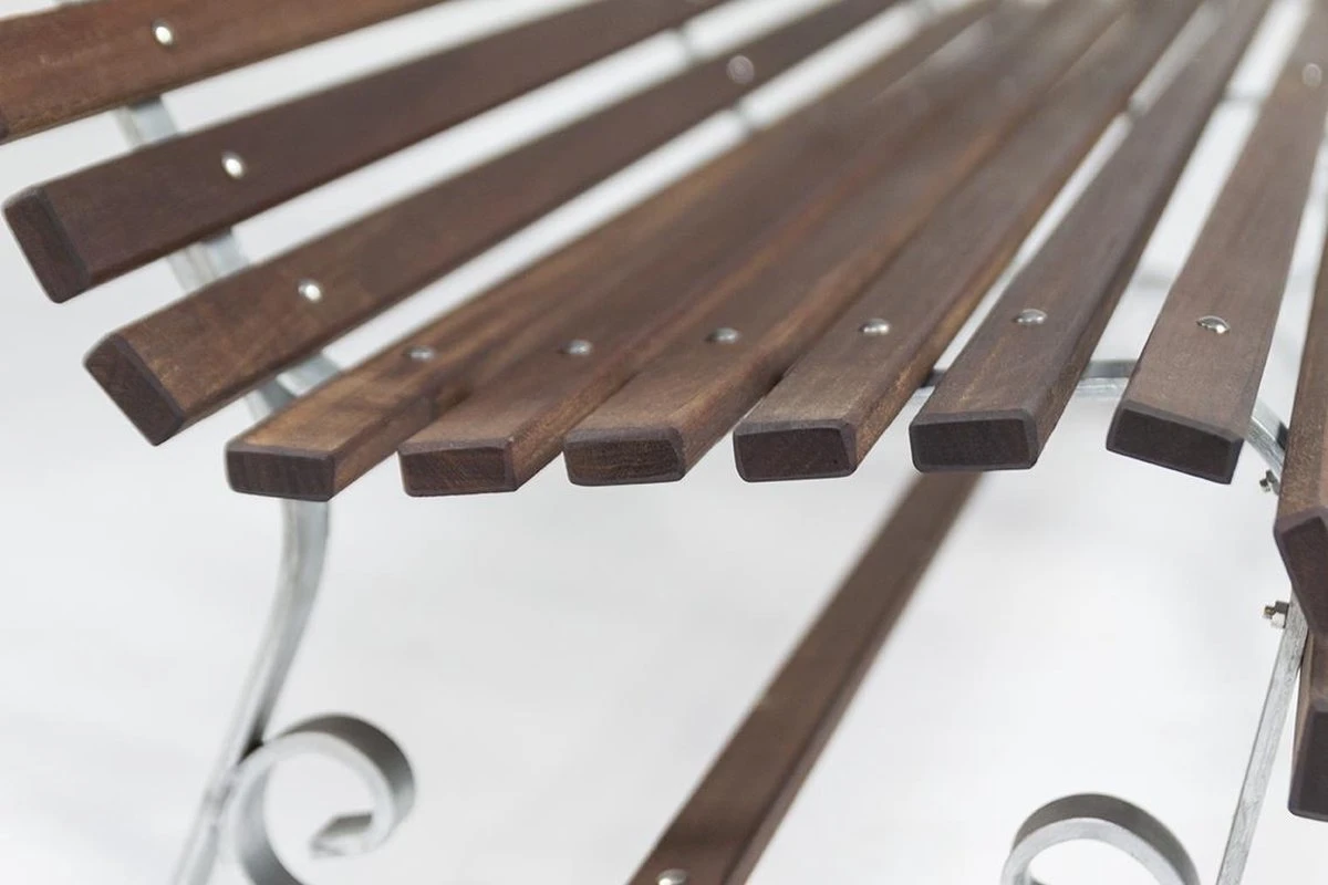 MaximaVida Tuinbank Budapest Oil 170 Cm - Uit Exclusief Mahoniehout - Afbeelding 4