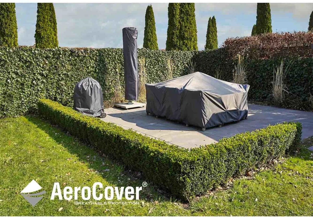 AeroCover Parasolhoes - Zweef Parasols - Grijs - 250x55 Cm (HxB) - Afbeelding 3