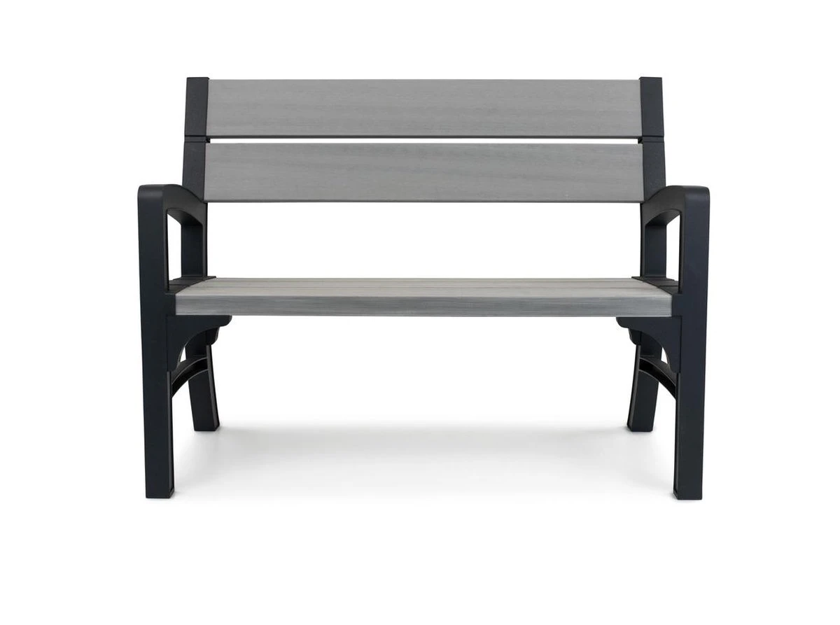 Keter Montero Tuinbank – 2-personen - 120x61x91cm - Grafiet