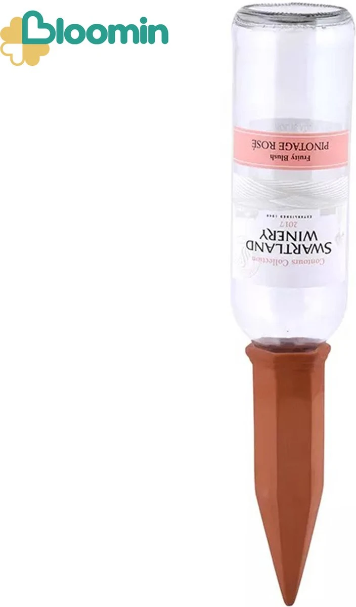 Bloomin Waterdruppelaar Van Terracotta - Waterdruppelaar Voor Planten - Druppelsysteem - Irrigatiesysteem - Watergeefsysteem - Bewateringssysteem - 8 Stuks - Afbeelding 4