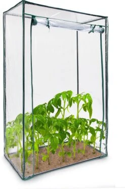 Relaxdays Tomatenkas 150x100x50 Cm - Tuinkas Tomaten - Foliekas - Serre - Kweekkas - PVC