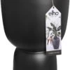 Elho Pure Coupe 41 - Bloempot Voor Binnen & Buiten - Ø 41.3 X H 57.9 Cm - Zwart/Zwart