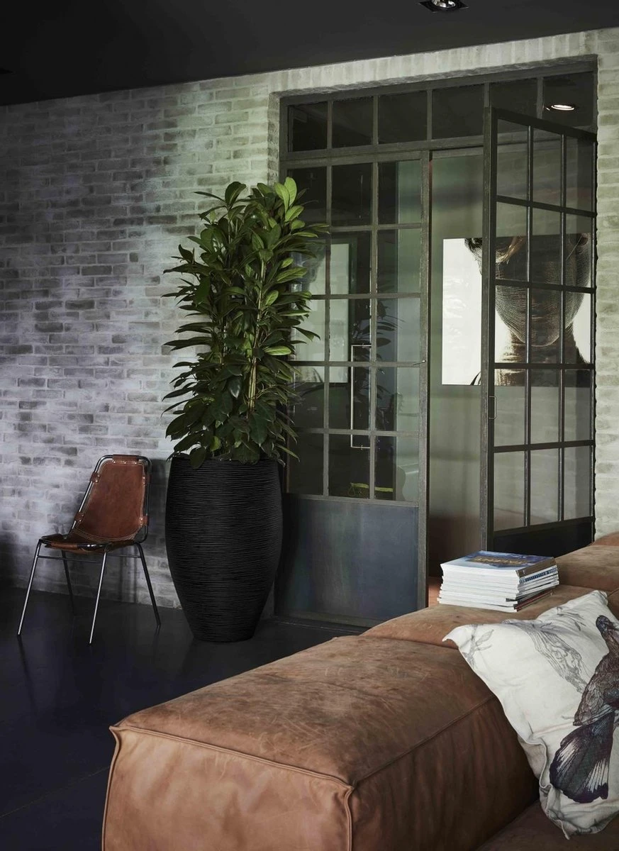 Capi Europe - Vaas Elegant Deluxe Rib NL - 56x84 - Zwart - Voor Binnen En Buiten - KBLR1132 - Afbeelding 4