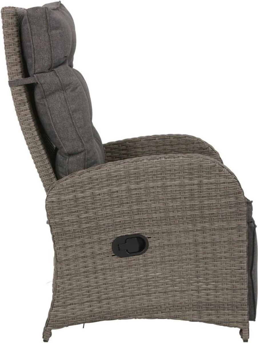 Loungeset Duoset Melia 2 Verstelbare Stoelen + Tafel - Balkonset - Afbeelding 17